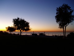 dawn at bluff park in malibu