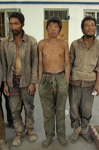 obreros chinos esclavos