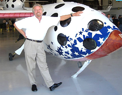 Richard Branson and Space Ship One
