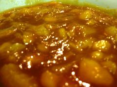 Crepe with Chunky Pawpaw Puree: Cooked puree.