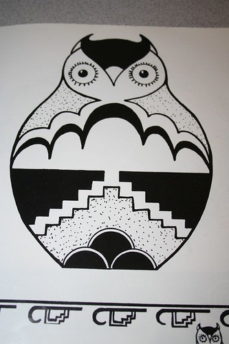 Pueblo owl design