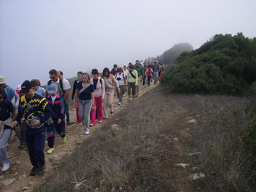 Passeio pedestre à Serra do Louro, Palmela, organizado pela associação 'Lebres do Sado'