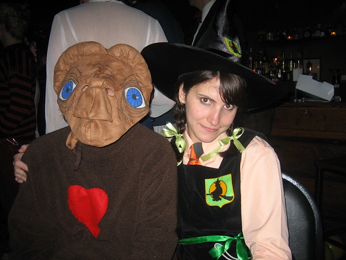 ET and his lady, the worst witch
