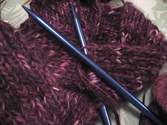 purl scarf, neverending