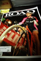 local racer on cover of ROAD Magazine
