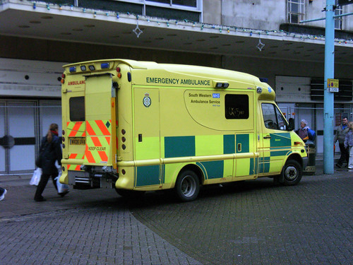 WX06UVA South Western Ambulance.