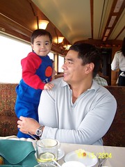 Daddy and Troy, 3 years old