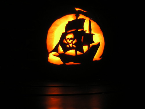 pirate ship wallpaper. Pirate ship Jack O Lantern Two