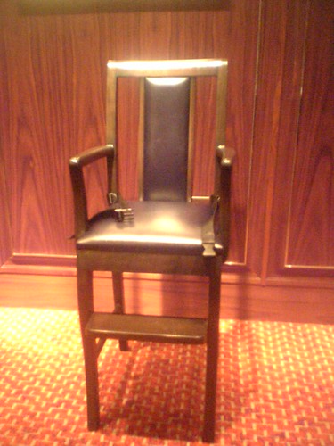The Little Emperor's high chair