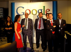 En la fiesta de Google