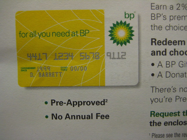 BP credit card application | Flickr - Photo Sharing!
