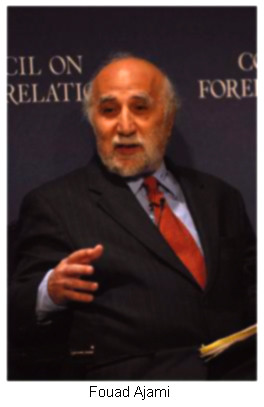 Fouad A. Ajami (Arabic:فؤاد عجمی; b. September 9, 1945), a Lebanese-born American neoconservative university professor and writer on Middle Eastern issues. In recent years, Ajami has been an outspoken supporter of the Iraq War, the nobility of which he believes there 