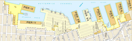 Red Hook Port Map