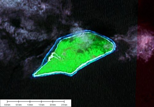 Tikei Island - Landsat Image S-06-10_2000 (1-25,000)