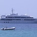 Ibiza - Yacht dropped anchor opposite Costa Mar Ap