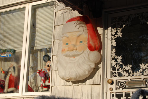 Santa at the Door