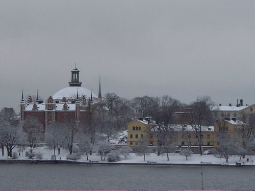 Snow in stockholm