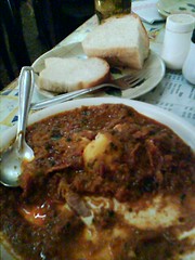 chicken masal fry and pav (bread) (by kapsi)