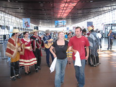 Cueca in the airport