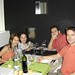Ibiza - En Barcelona cenando con nuestros amigos