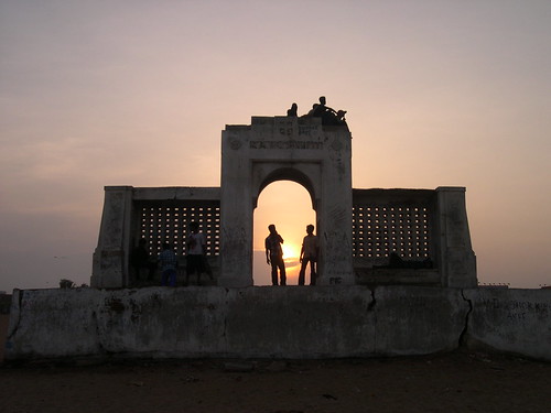 Sunset at Besant Nagar Beach
