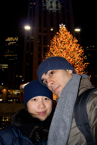 Self-Portrait with my Wife @ The Rockefeller Christmas Tree