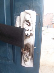 Frozen key hole