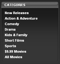 iTunes store, movies
