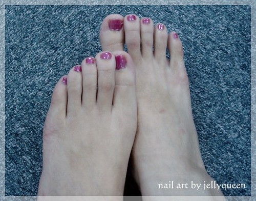 nail art - 阿拉伯舞孃...的腳