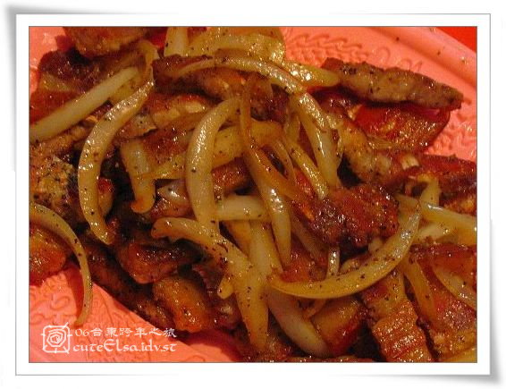 台東巴浪家-洋蔥炒豬肉