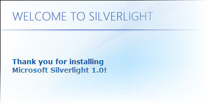 silverlight1.0_installed
