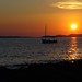 Ibiza - Boat and sunset