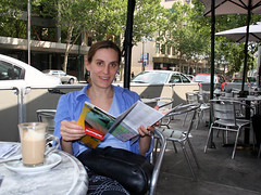 Enjoying Melbourne's cafe culture