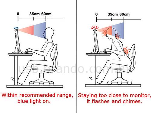 USB Vision And Posture Reminder (by joaoko)