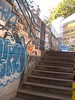 escaleras grafiti