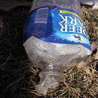 Construction Debris, Water Bottle (pre-chewed)