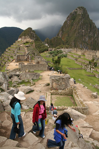 Concurrido Machu Picchu