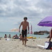 Ibiza - P1010107.JPG Ben on the beach at Cala Tari