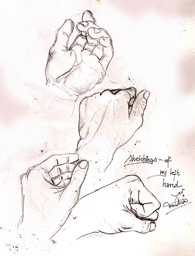 1990 Sketch - Left Hand (set)
