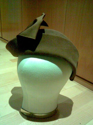 other view of finished hat