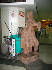 Statue in the Airport