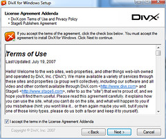 DIVX License Addenda
