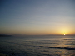 December sunrise in Malibu