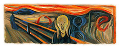 Edvard Munch Google Logo