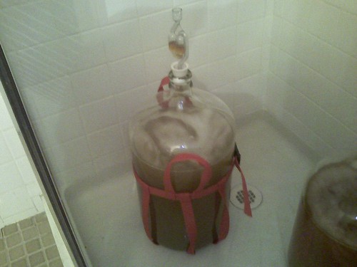 Must in primary fermenter