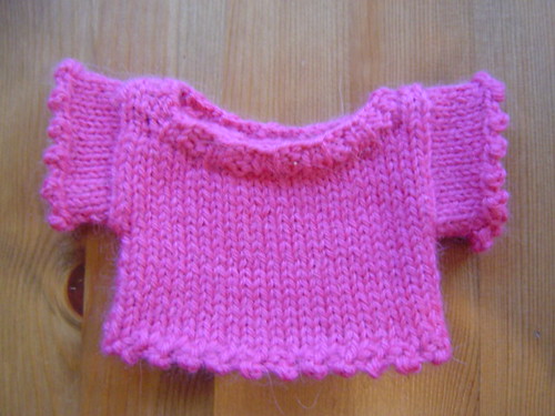 pink doll sweater