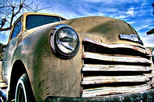 Tags old abandoned up truck rusty pickup chevy pick timer hdr 1951 