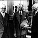 Mr Jinnah with Lord Pethick Lawrence and Mr A V Alexander