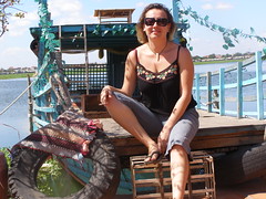 Me on the lakeside Phnom Penh