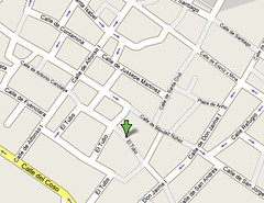 Mapa de localización de la calle Estébanes, en Zaragoza